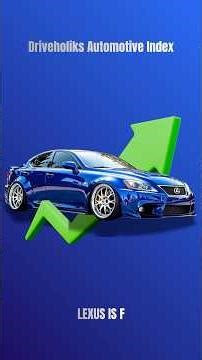 Lexus IS 'F' | Cars That Don't Lose Value #lexus #lexusisf #v8 #carbuyingtips #futureclassics