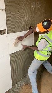 70K views · 762 reactions | Wall tile installation process | Celebrity tiler | Facebook