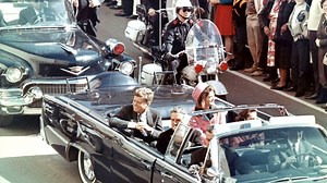 El coche donde fue asesinado el presidente J.F. Kennedy en 1963