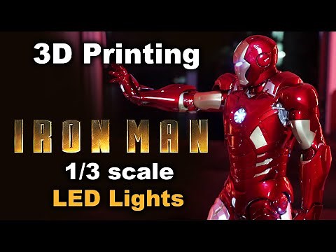 Making a 1/3 scale Iron Man Mark VII - 3d printing model by DiD3D