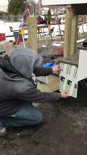 Installing stair fascia: stair skirting 2