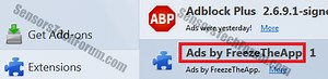 Remove Ads by FreezeTheApp Browser Extension