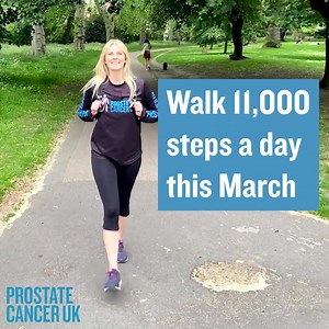 716 reactions · 87 shares |  11,000 small steps for man...one giant leap for mankind...Take on the challenge of walking or wheeling 11,000 steps throughout March and help save men’s lives. | Prostate Cancer UK | Facebook