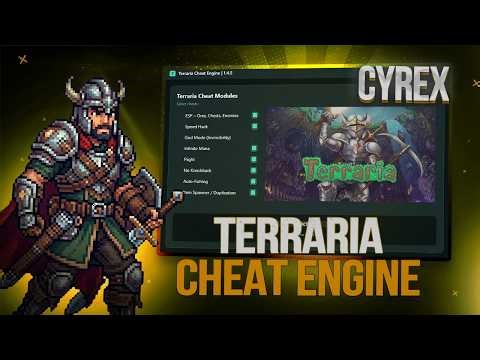 Terraria Cheat Engine | Terraria 1.4.5 Cheat | Config: GOD MODE, ITEM SPAWNER & INFINITE RESOURCES