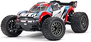 ARRMA RC Truck 1/10 VORTEKS 4X4 3S BLX Stadium Truck RTR (Batteries and Charger Not Included), Red, ARA4305V3T1