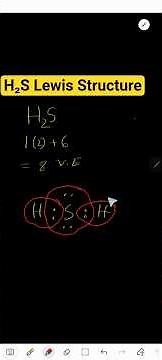 H₂S Lewis Structure Explained | How to Draw the Lewis Dot Structure for Hydrogen Sulfide