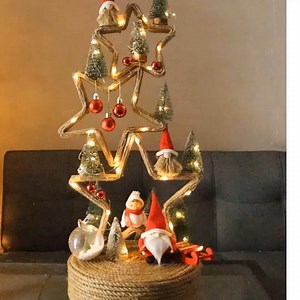 793K views · 16K reactions | DIY jute star Christmas tree | Life and Fun Story | Facebook