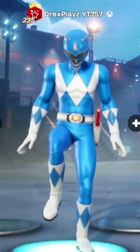 MMPR BLUE RANGER: UNCONTROLLABLE DANCE #drexplayz #fortnite #gaming #dancing #mmpr #powerrangers