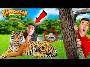 ИГРАЕМ КРИЕНИЦА В ЗООПАРКA! | ZOOKEEPER SIMULATOR!