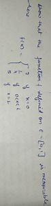 Show that the function f defined on E = [0,1] is measurable whe... | Filo