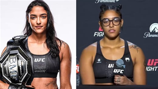 👀🏆 Alice Pereira has her eyes set on the BMF title soon after her incredible KO finish tonight.Pereira also plans on breaking many UFC records and “becoming the youngest everything in UFC history”.(via @jakenoecker / @Home_of_Fight)