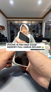1.6M views · 18K reactions | Iphone 15 ProMax 512GB full harus di flash #apple #iphone #service #reels | Dadahaphone Stori | Facebook