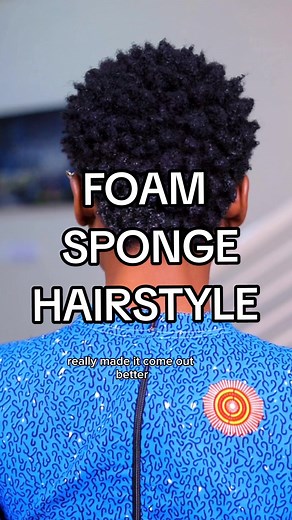 Foam Sponge Hairstyle Tutorial and Comparison with Juliana Amoateng