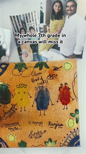 My 7th grade in one canvas#memories