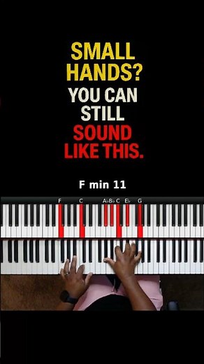 Small hands? You can STILL sound like (THIS) | EASY Gospel Chords