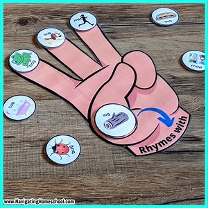 Rhyming Words, Objects, and Pictures - Rhyming Pairs Activity for Preschool Kindergarten First Grade - Etsy