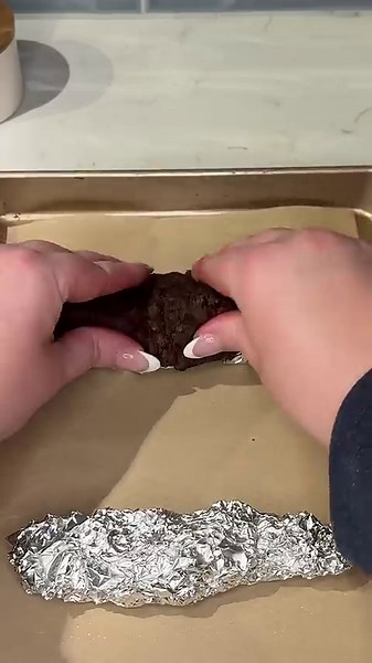 Puff cookies fudge brownie ice cream tacos