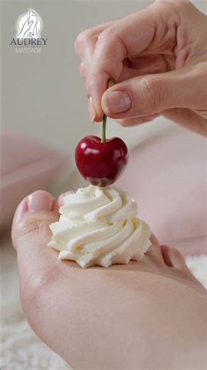 Whipped Cream Foot Massage ASMR (No Talking)