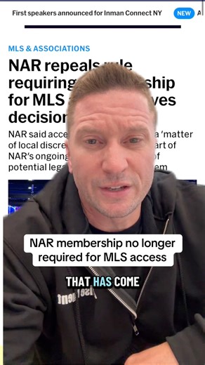 MLS' no longer required NAR membership but the 3 way agreement remains | Jared James
