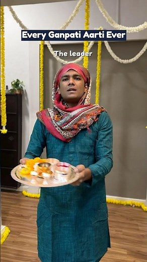 Every Ganpati Aarti Ever | Manish Kharage #shorts