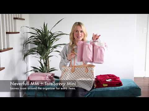 LV Neverfull GM and MM as a Diaper Bag with ToteSavvy