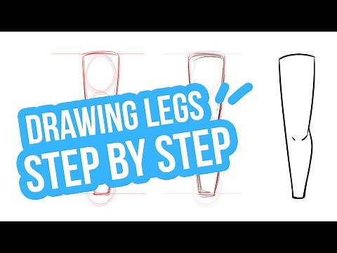 How To DRAW CARTOON LEGS Step By Step | Drawing Tutorial