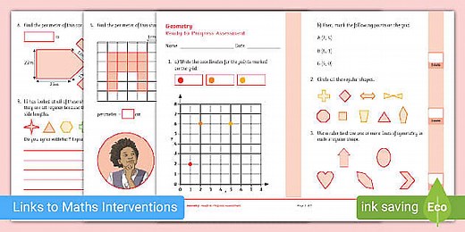 Assessment of Year 4 Ready-to-Progress Criteria: Geometry