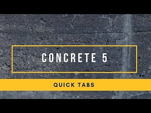 Using Quick Tabs on Concrete 5