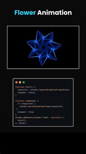Flower animation html and CSS. #coding #css #devloper #earnmoneyonline #webdevelopment #programming