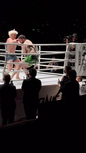 Ben Tynan drops Duke Didier and gets the first round TKO via ground and pound. “Vanilla Thunder” also lands another 50k bonus - and calls out heavyweight champ @anmalykhin, who seems responsive to the idea. #ONEChampionship #onefightnight21 #mma | Sportskeeda Combat