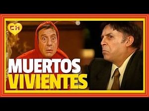El Chapulín Colorado faces a living dead