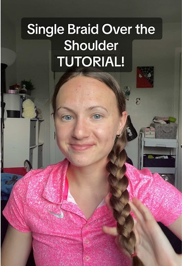Single Braid Over the Shoulder Tutorial and Tips