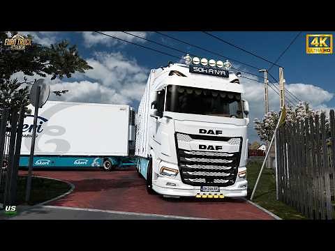 ETS2 | Realistic Driving | Jasper's DAF 2021 Tandem | PNG + JBX | #ets2 1.56
