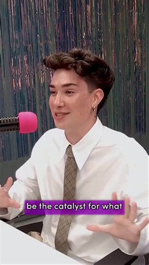 James Charles spills how his senior photo retake changed everything for him. ✨ From 20k followers to global fame all because he thought his first pics were ugly and asked to redo them with his ring light.💡 Sometimes the smallest moments create the biggest breakthroughs 🚀⁣ | Z100