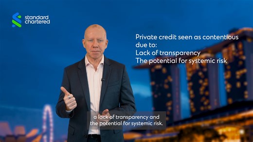 Steve Brice, Global Chief Investment Officer, explains why private credit is an increasingly contentious area, but why he believes the asset class can deliver when matched with high-quality managers and disciplined portfolio construction. Read our report: https://av.sc.com/market-outlook/publications/global-market-outlook-12-12-2025.pdf For more market insights: https://www.sc.com/sg/market-outlook/ | Standard Chartered Singapore