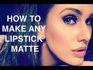 How To Make Any Lipstick Matte!? First Impressions Smashbox InstaMatte! |Cassandra Bankson