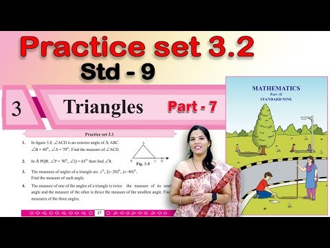 Practice Set 3.2 | 9th Maths 2 Geometry | Triangles | Chapter 3 | Part 7 | Maharashtra Board