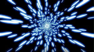 Hyperspace Blender animation