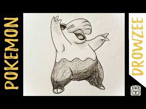 How to Draw Drowzee | Easy Pokemon Pencil Sketch Tutorial