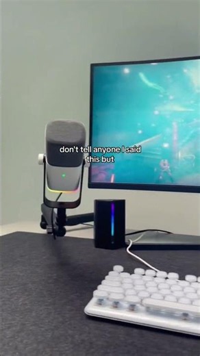Shh... tell you a secret.🤫#fifineam8 #gaming #microphone #streamer #gamer #setup #shorts
