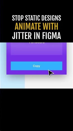 Stop Static Designs Animate with Jitter in Figma