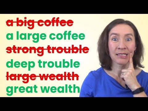 Why "I'm in Deep Trouble" Not "Strong Trouble" | English Collocations