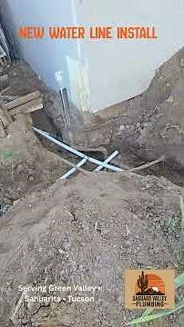 Residential Water Line Replacement | Green Valley Plumbing Experts