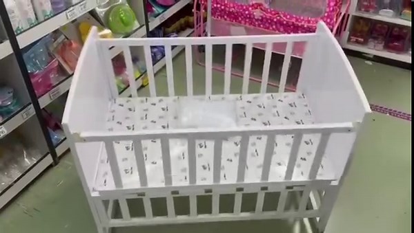 Baby Rocking Cot with Wheels & Mosquito net $275 | Nippon's Just For Kids