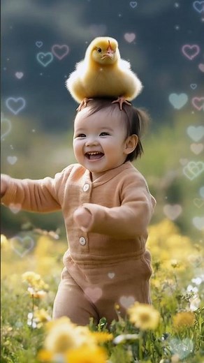 Happy Baby Dancing with Pure Joy
