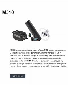 Check out the M510 from Bafang, an upgrade on the M500 with 95 newton metres of torque! | Electric Mountain Bike Network