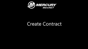 MercNET - Create Contract
