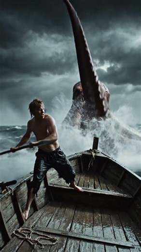 man vs octopus#trendingshorts #viralvideo