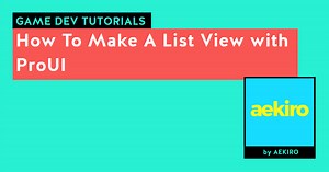 How To Make A List View with ProUI