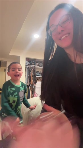 Kai and I had fun making tik toks today 😂😂